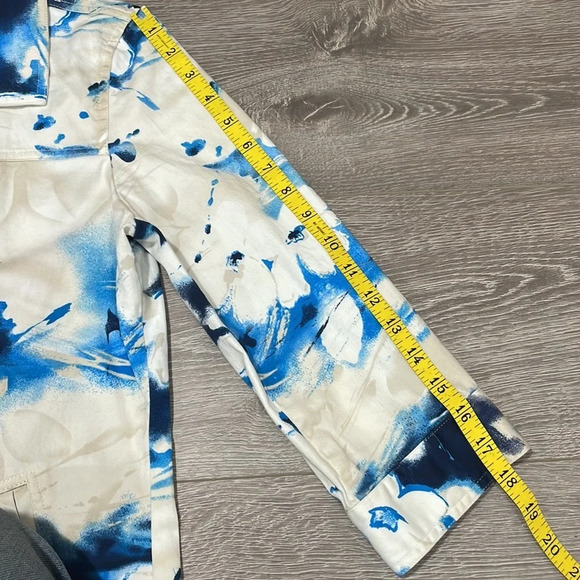 Chico’s Floral Print Stretch Jacket S (0) - Picture 13 of 15